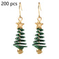 Christmas Tree Star Earrings – DIY Aluminium Alloy Festive Stud Earrings for Women