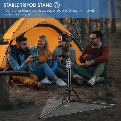 170cm Tall Flexible Phone Tripod With Gooseneck Heavy Duty Phone Tripod Stand UK