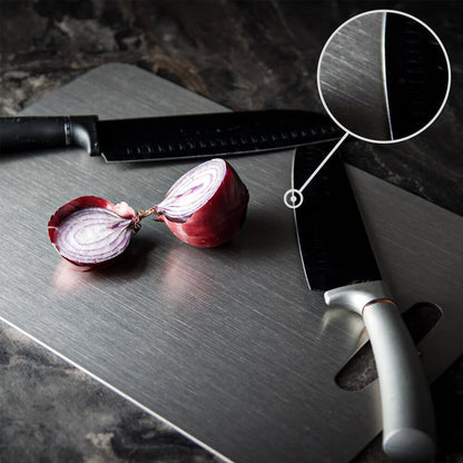 Titanium Cutting Board Double-Sided Titanium Cutting Boards For Kitchen Camping--Small Size 20 X 30cm