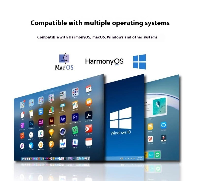 14 Inch Dual-Screen Portable Monitor 1080P IPS | USB-C HDMI External Display for Laptop | Laptops