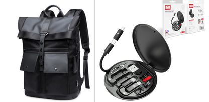 Anti-Theft Waterproof Laptop Backpack with USB – Business & Travel Bag