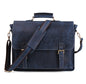 Genuine Leather Men’s Business Briefcase – Premium Cowhide Office Messenger Bag