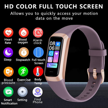 Fitness Tracker With 24 7 Heart Rate Blood Oxygen Sleep Monitor IP68 Waterproof For Women Men