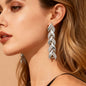 Women’s Leaf Rhinestone Necklace & Bracelet Set – Elegant Gold Jewellery Gift Set UK
