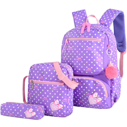 Korean Style Cute Princess Backpack for Girls – Waterproof Primary School Bag