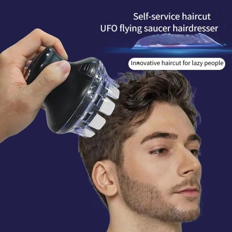 360 Electric Shaver Hair Clippers Bald Head Beard Shaving Machine For Men UK
