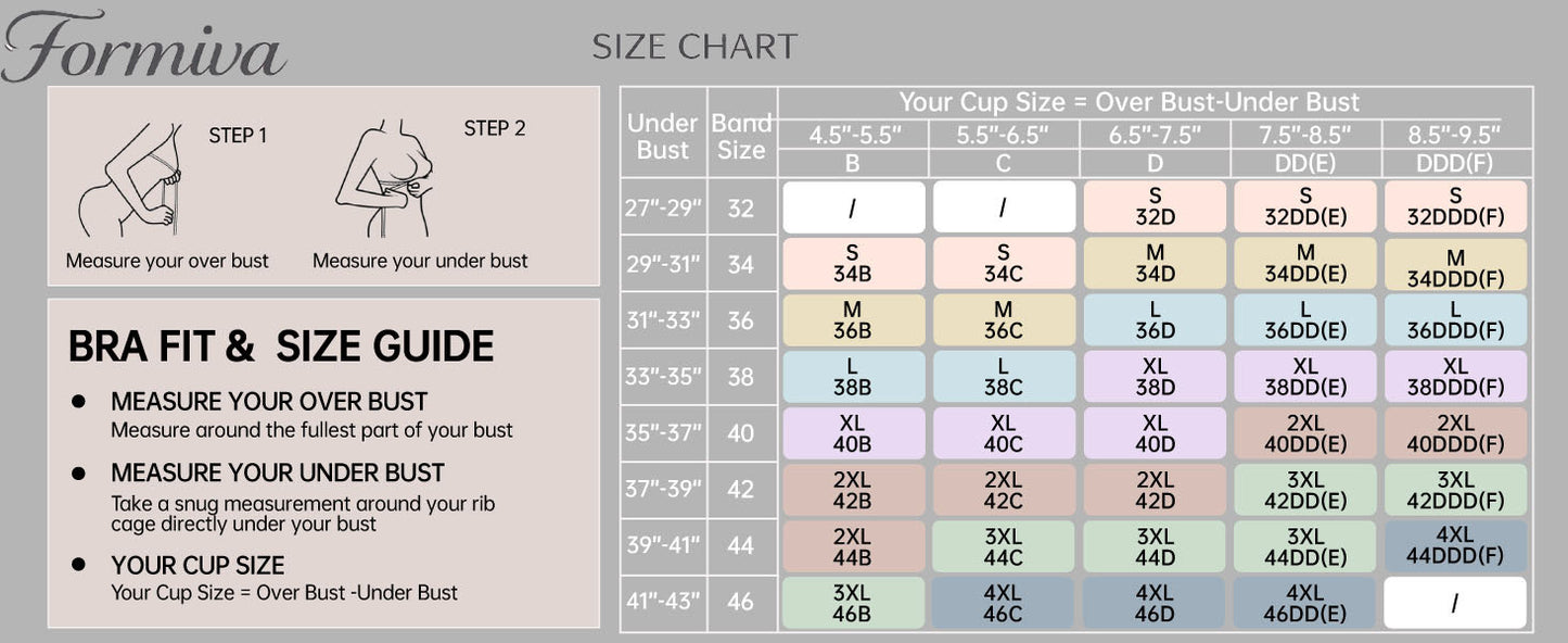 Women’s Wire free Full Coverage Bra – Soft Padded Everyday Comfort
